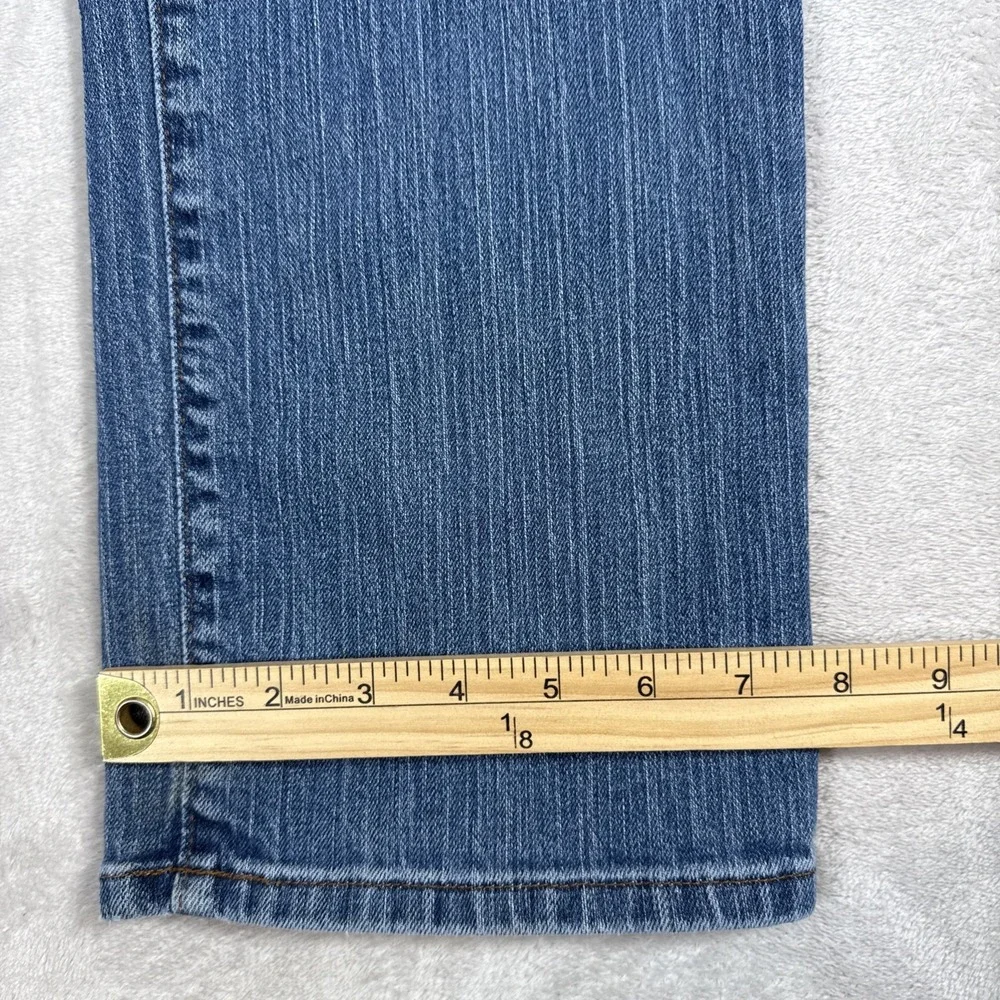 Vintage LL Bean Med Wash Straight Leg Jeans Women's Size 10 Reg (28X29) 90s/Y2K - Picture 10 of 11
